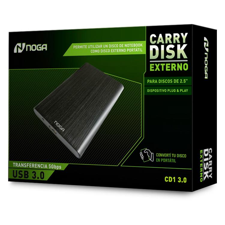 CARRY DISC EXTERNO 3.0  - CD1 3.0  METALICO-  NOGA NET